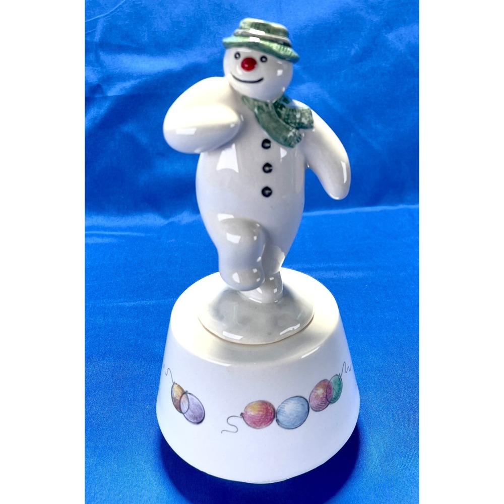 Royal‎ Doulton The Snowman Music Box Walking in the Air DS5 Figurine